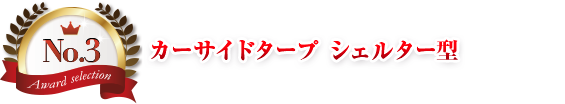 第3位 カーサイドタープ シェルター型