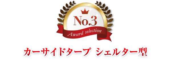 第3位 カーサイドタープ シェルター型