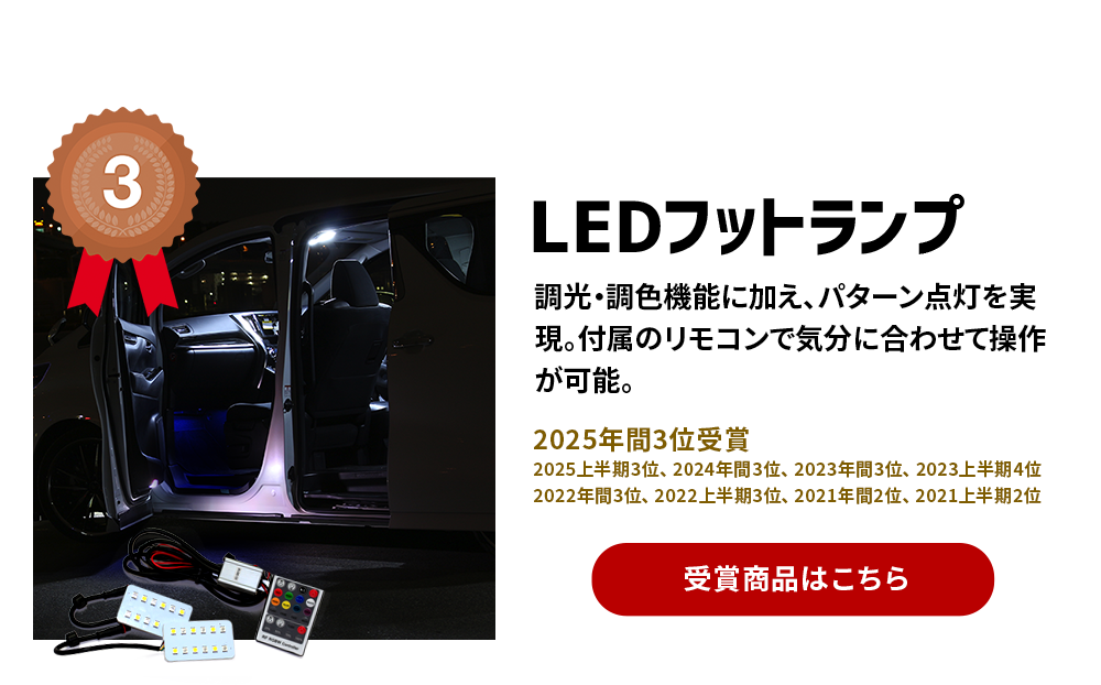 3位　LEDフットランプ