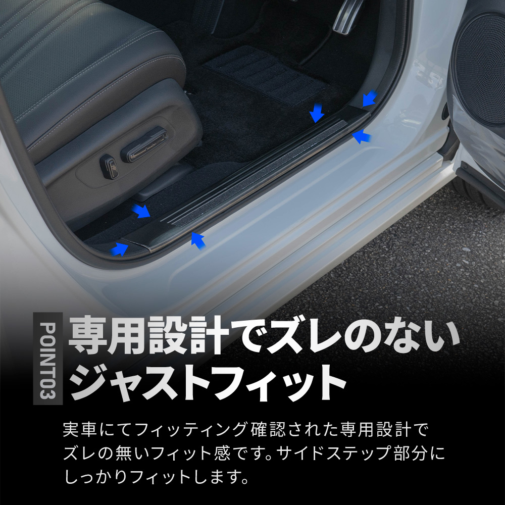 ZR-V RZ3 RZ4 RZ5 RZ6 スカッフプレート ステンレス 傷防止