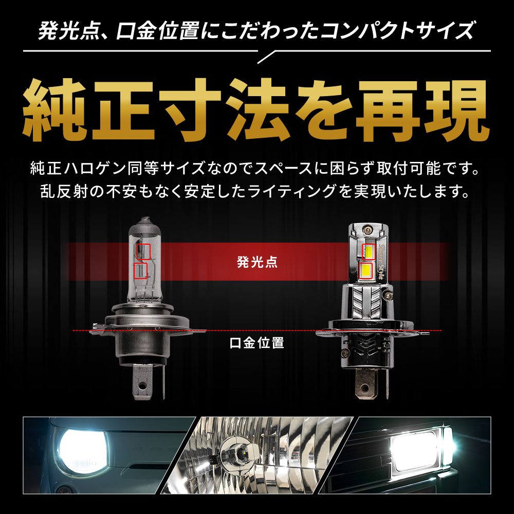 世界的に有名な H4 MAXX PRO Glanz Z ヘッドライト LED その他