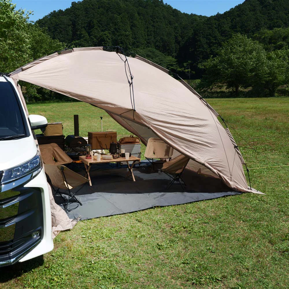 汎用 カーサイドタープ用 グランドシート 360×340cm 防水 湿気防止 耐