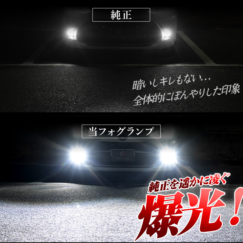 まとめ割引対象商品】RAV4 LED仕様車 専用 ファン付 フォグランプ