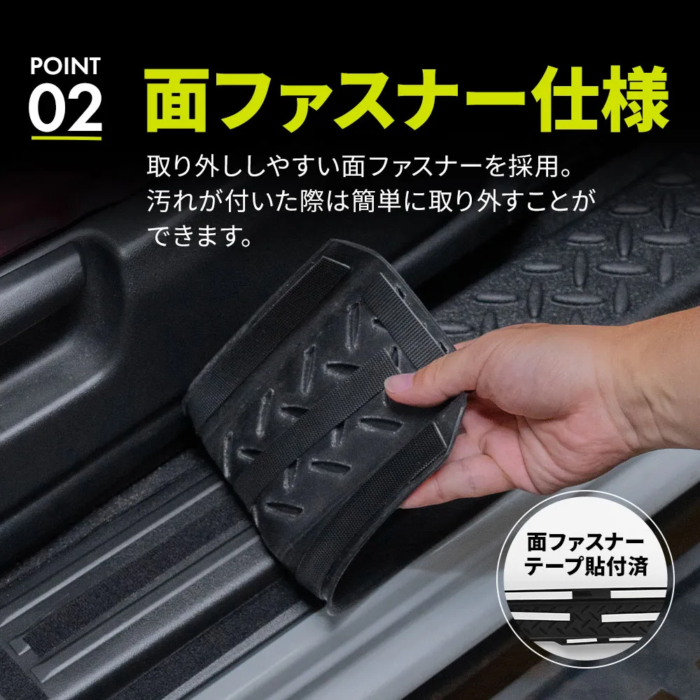 ジムニー ジムニーシエラ JB64 JB74 スカッフガード TPE 2p (当社