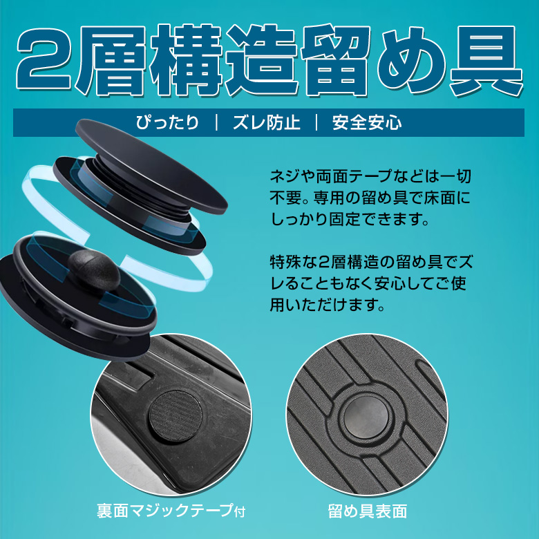 アクア NHP10専用 3Dフロアマット [J]