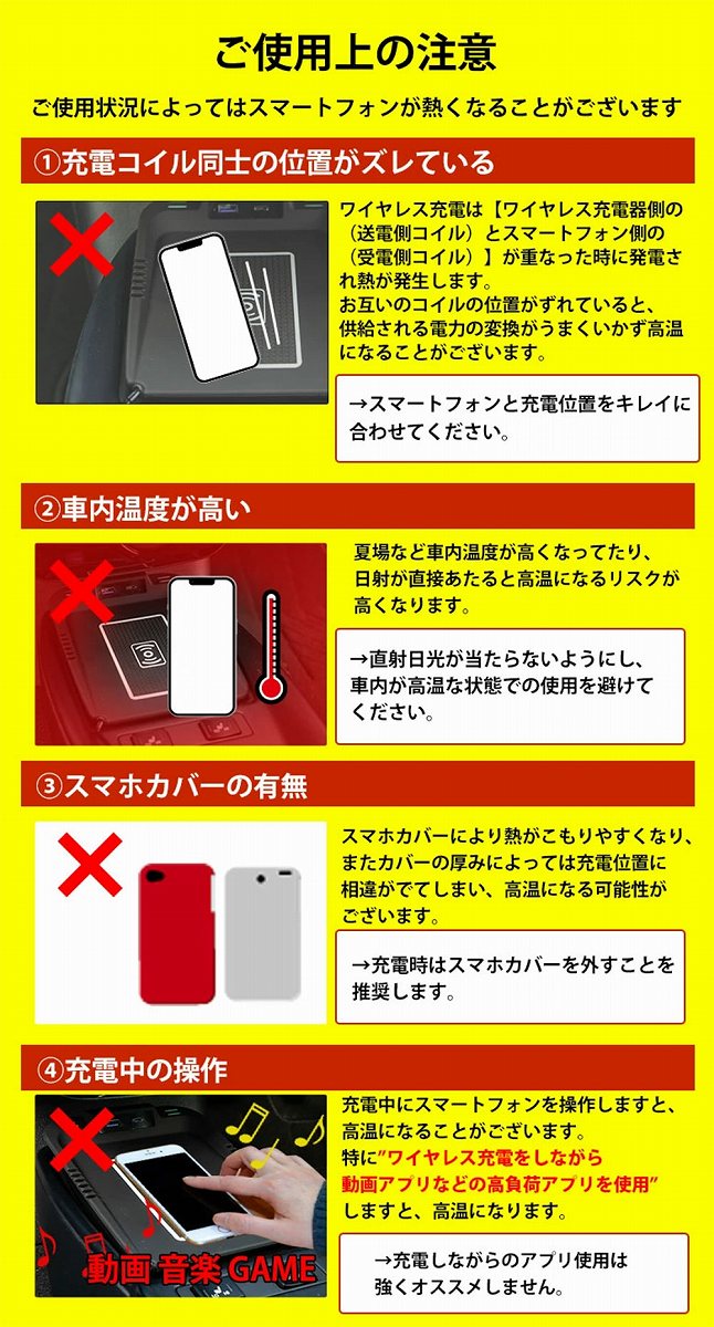 ハイエース 200系 1型～7型 ワイヤレス 充電 コンソールトレイ QC3.0 PD3.0対応