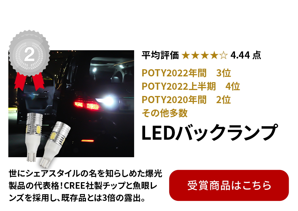 LEDバックランプ